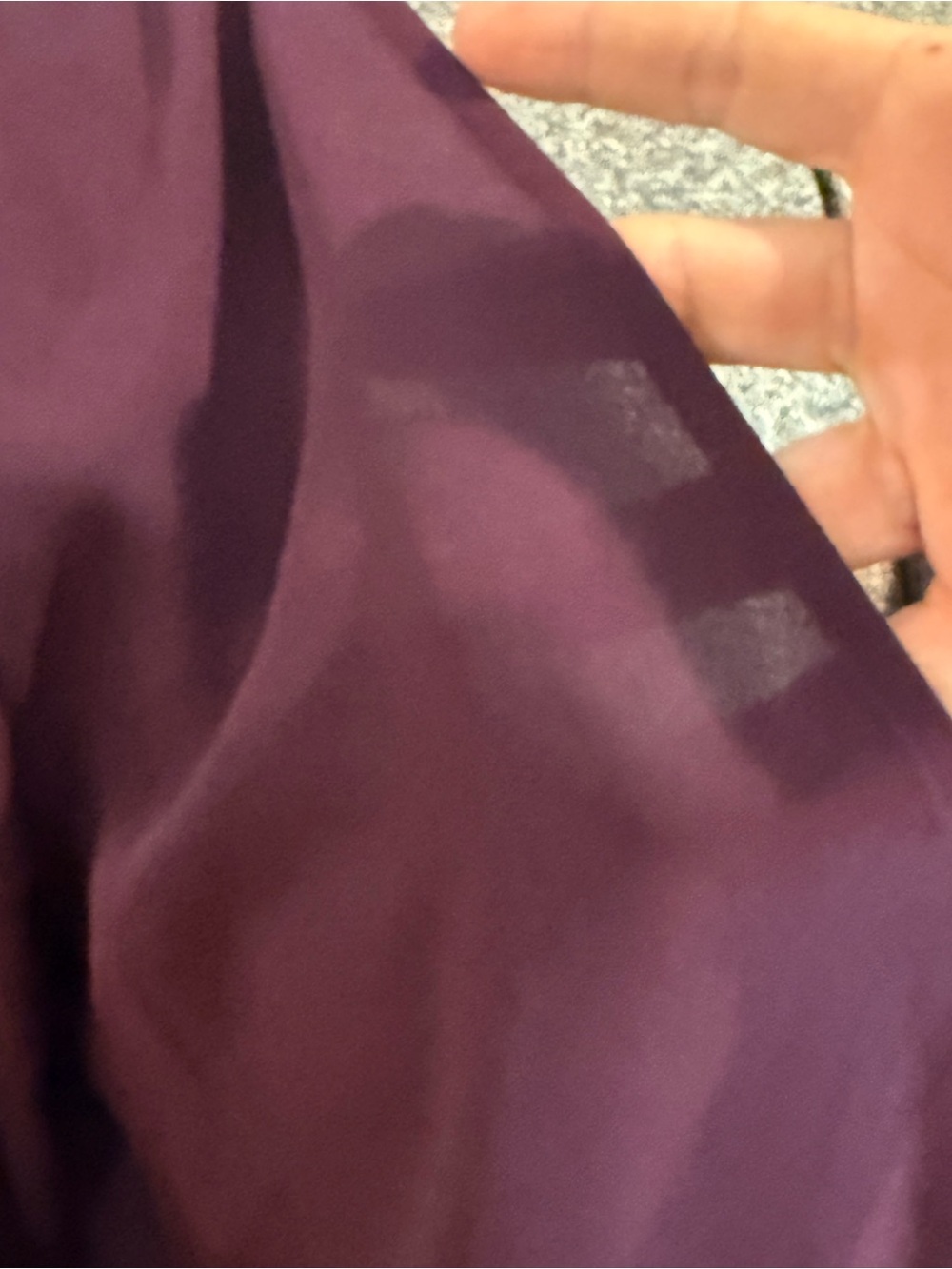 West Kei Plum Wrap-Front Blouse - Picture 4 of 5